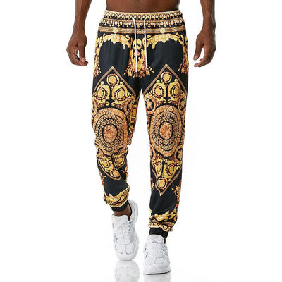 Printed jogging casual pants