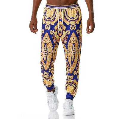 Printed jogging casual pants