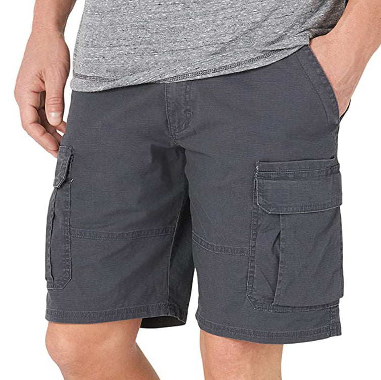 New Products Men's Pocket Casual Workwear Five Points Shorts