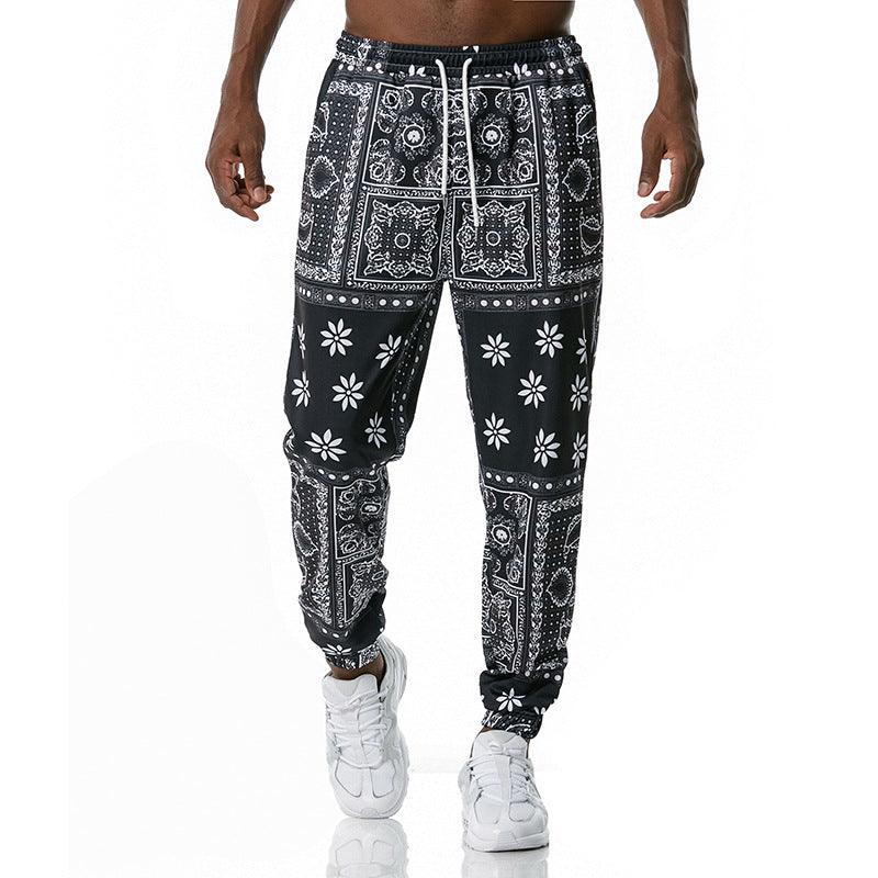 Printed jogging casual pants