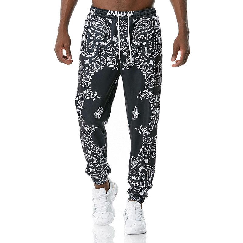 Printed jogging casual pants