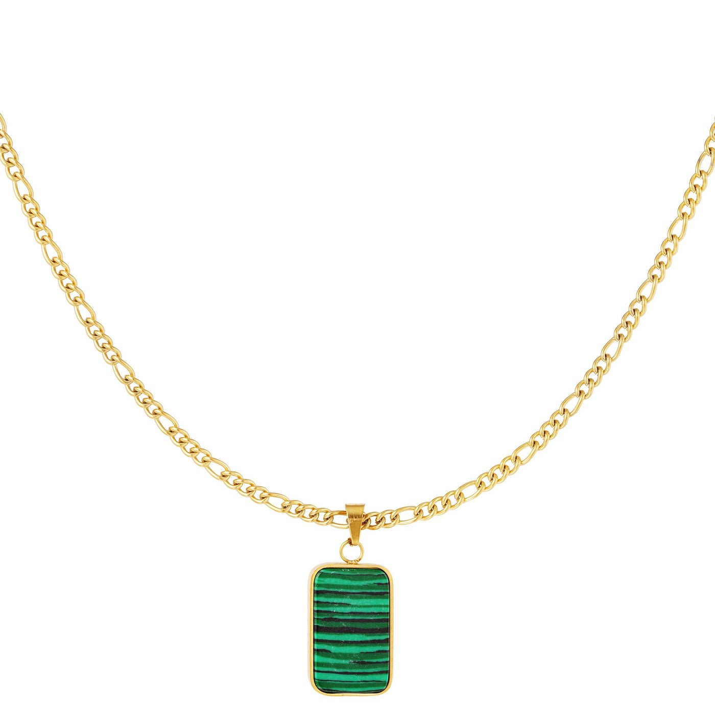 Ketting | Marmer groen