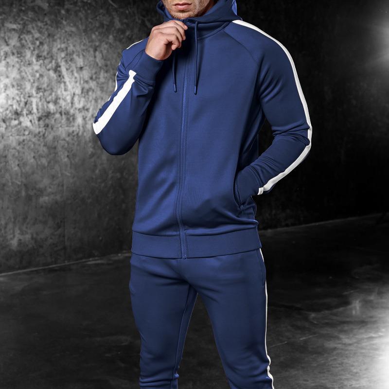 Men's Fashion Casual Running Fitness Suit Two-Piece Suit