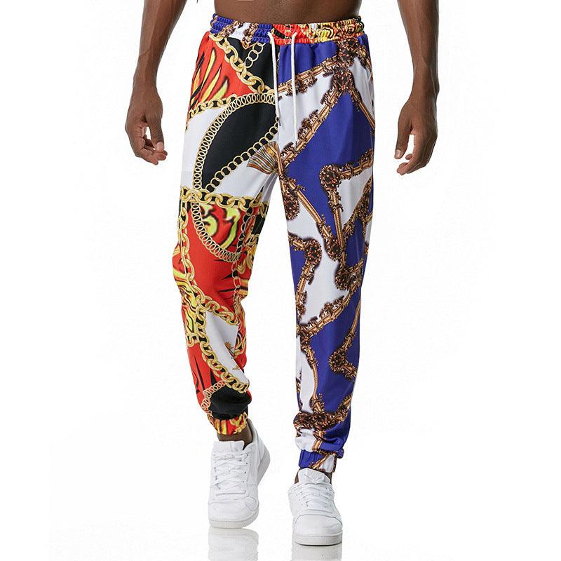 Printed jogging casual pants