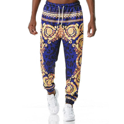 Printed jogging casual pants