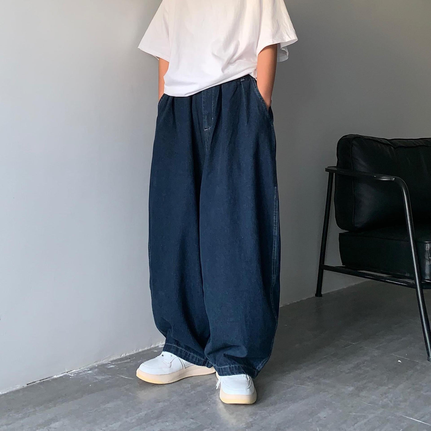 Loose High Street All-matching Wide Leg Trousers