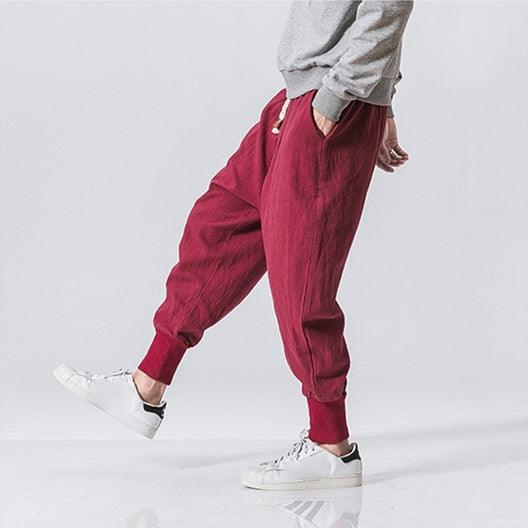 Japan's High Street Cotton Linen Harem Pants