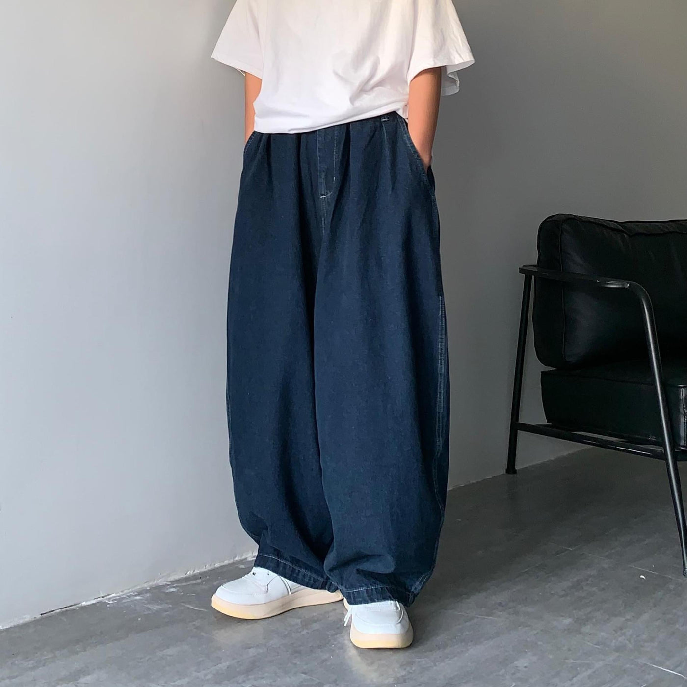 Loose High Street All-matching Wide Leg Trousers