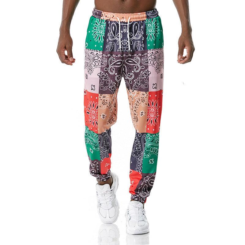 Printed jogging casual pants