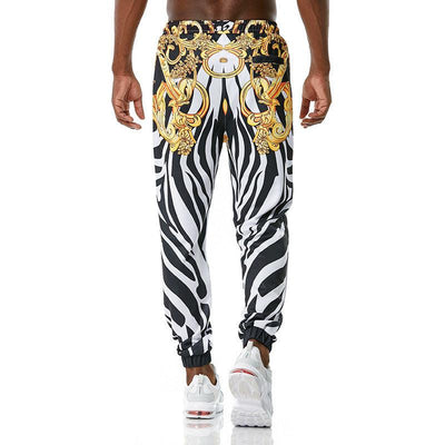 Printed jogging casual pants