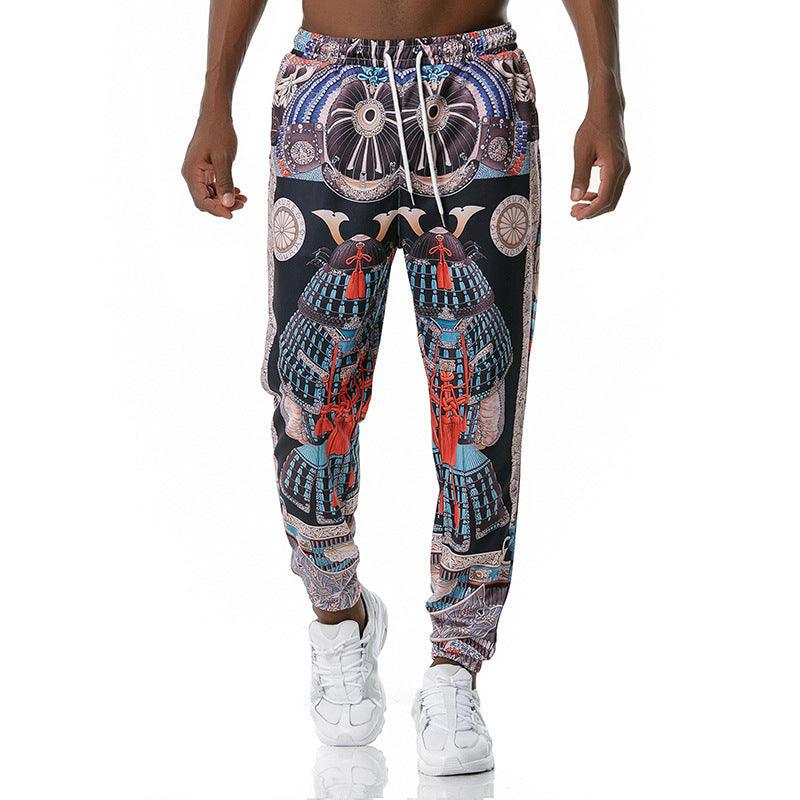 Printed jogging casual pants