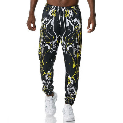 Printed jogging casual pants