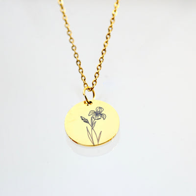 Ketting met geboortebloem Februari