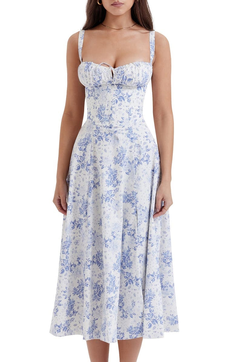 Floral Summer Corset Dress