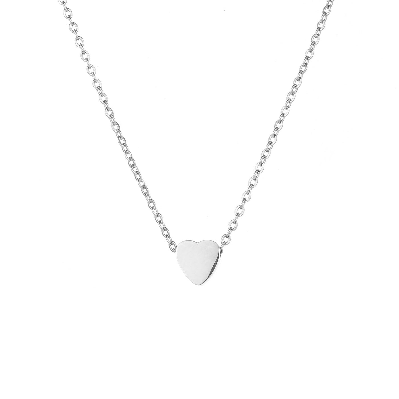 Ketting met hartje - Zilver