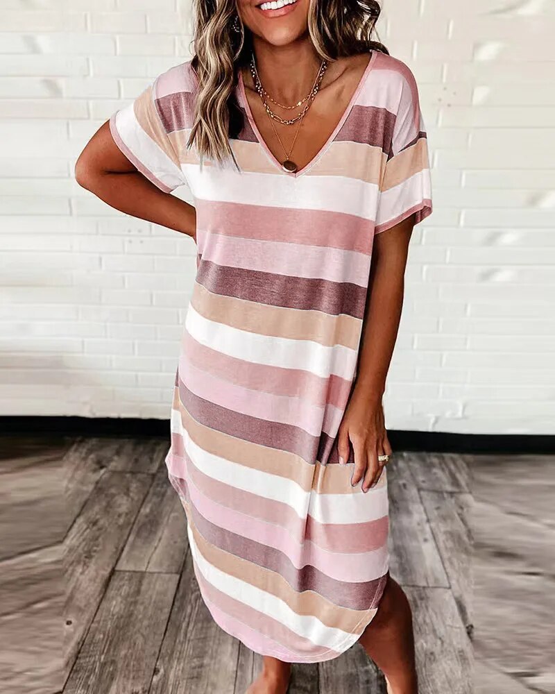 Jasmine | Comfy Striped Dress