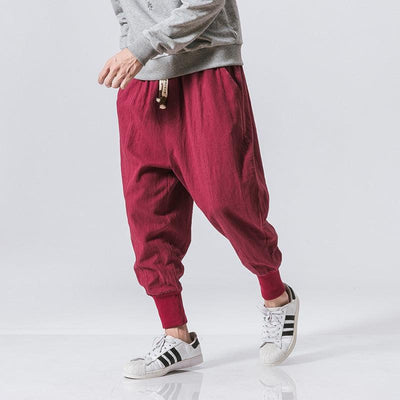 Japan's High Street Cotton Linen Harem Pants