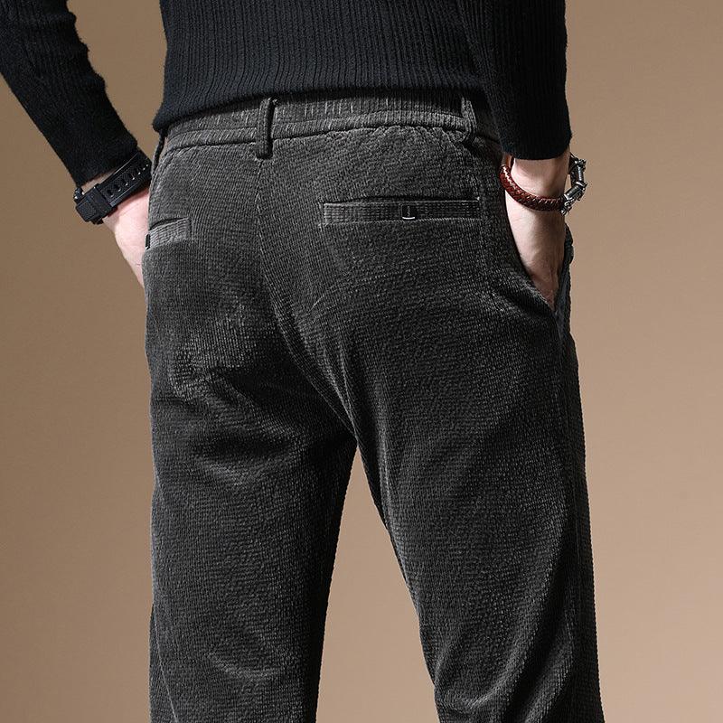 Men's Corduroy Youth Business Loose Pants