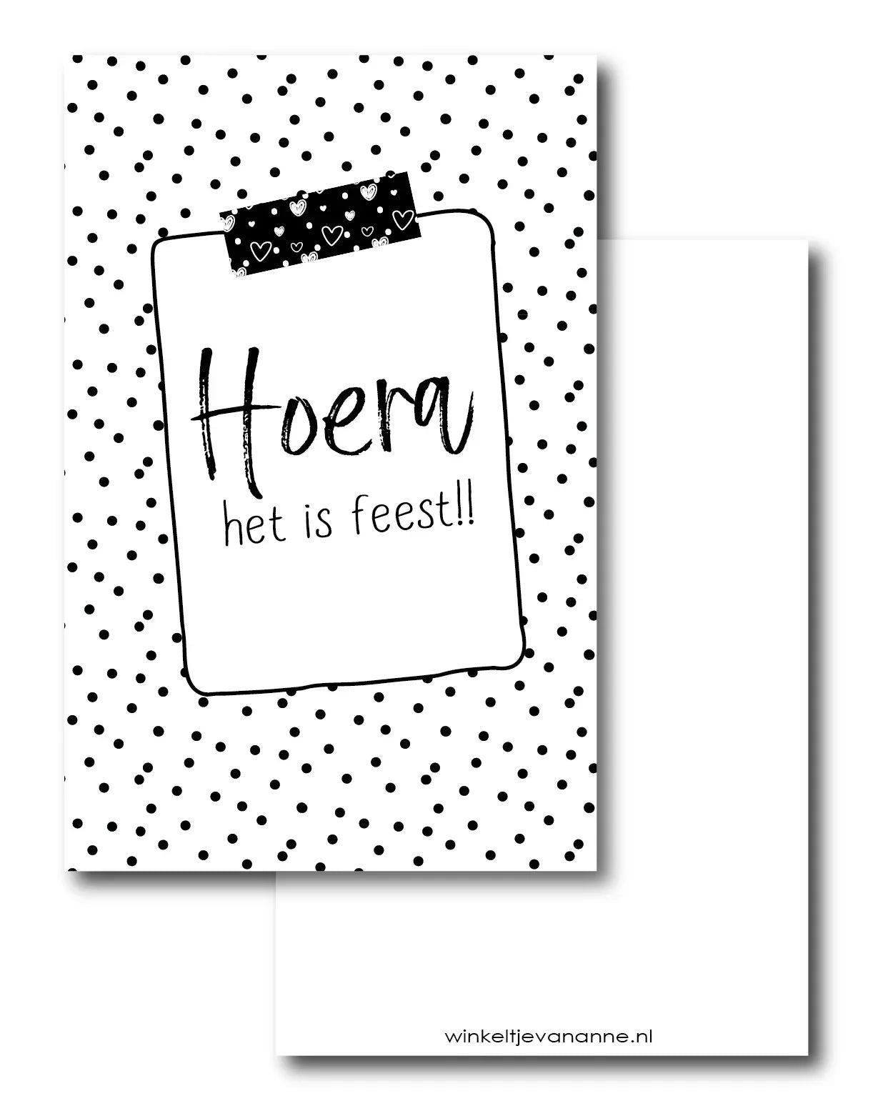 Kaartje | Hoera het is feest